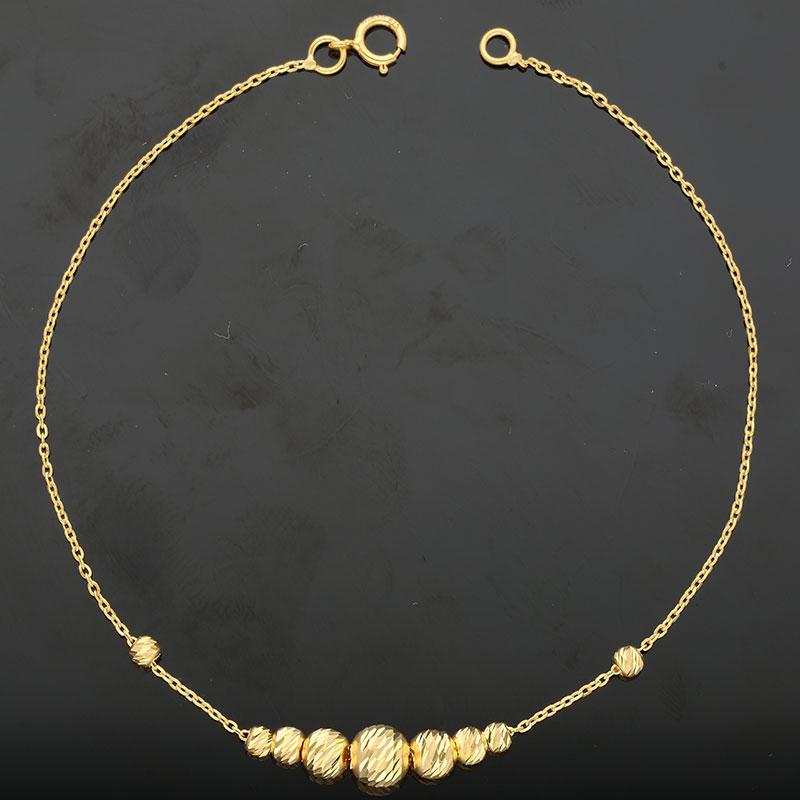 Gold Balls Bracelet 21KT - FKJBRL21K2275
