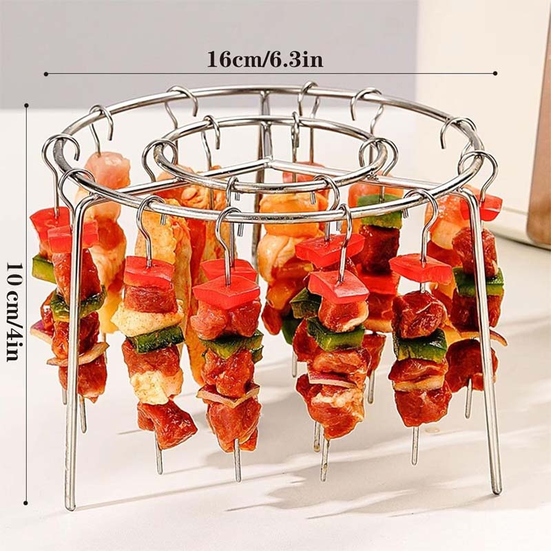 🔥 Air Fryer Skewer Rack | 360° even cooking, crispy and juicy! 🍢