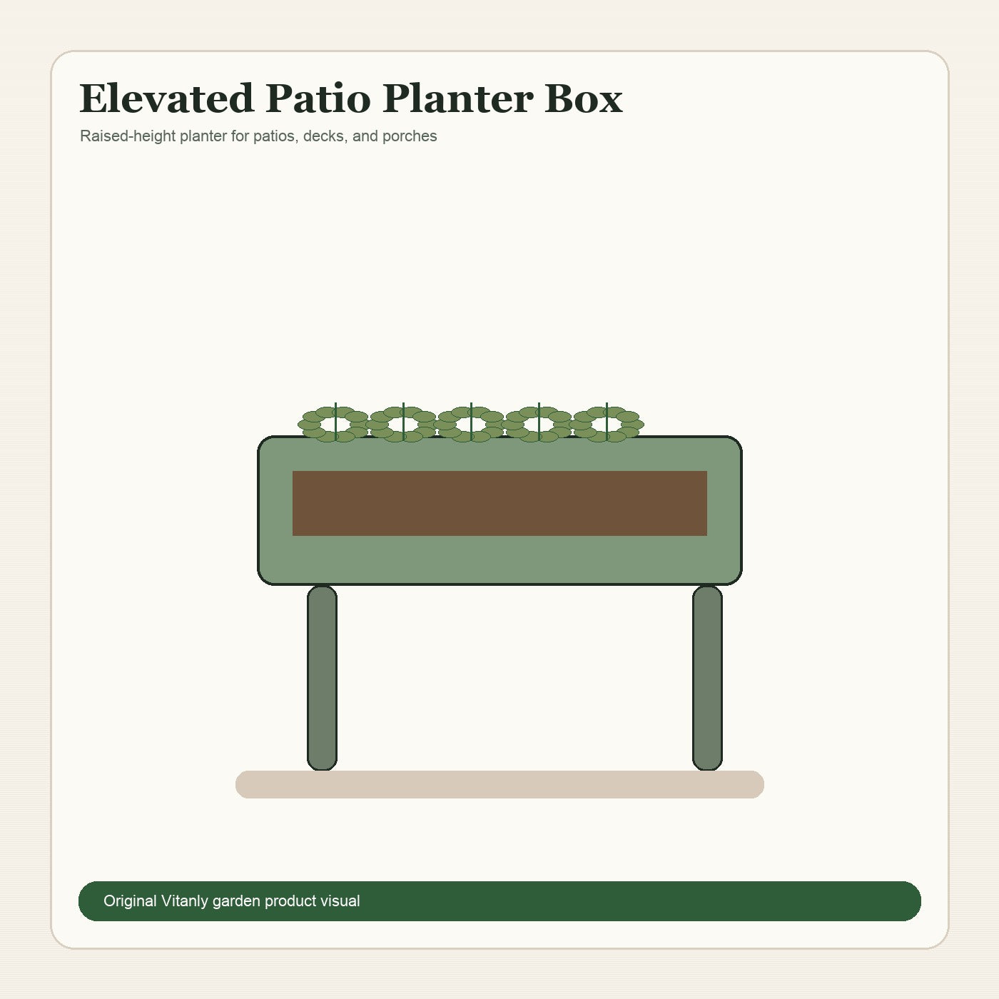 Elevated Patio Planter Box