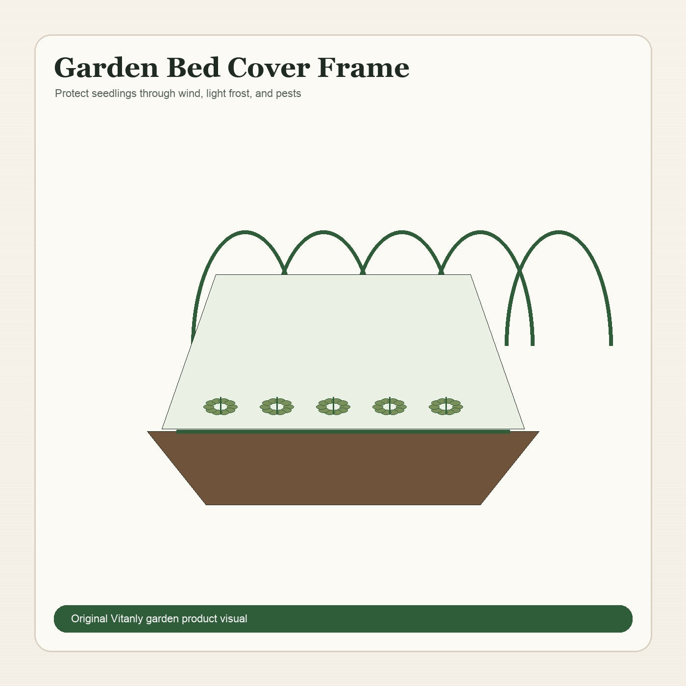 Garden Bed Cover Frame