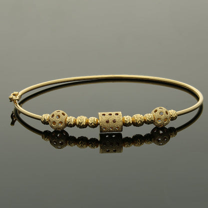 Gold Bangle in 18KT - FKJBNG18KU2001