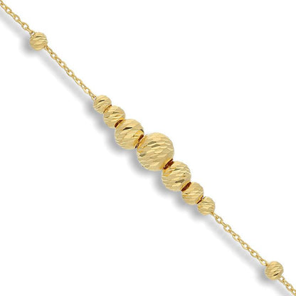 Gold Balls Bracelet 21KT - FKJBRL21K2275