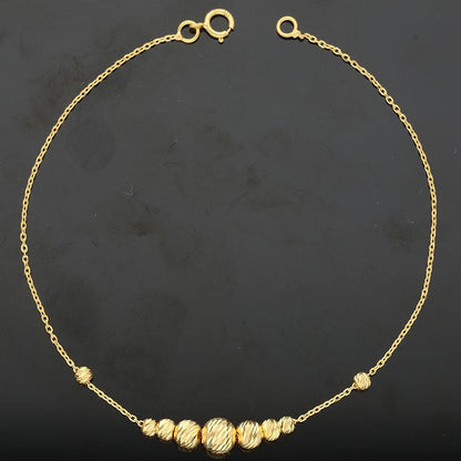 Gold Balls Bracelet 21KT - FKJBRL21K2275