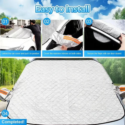 2025 Upgraded Car Windshield Magnetic Snow Cover