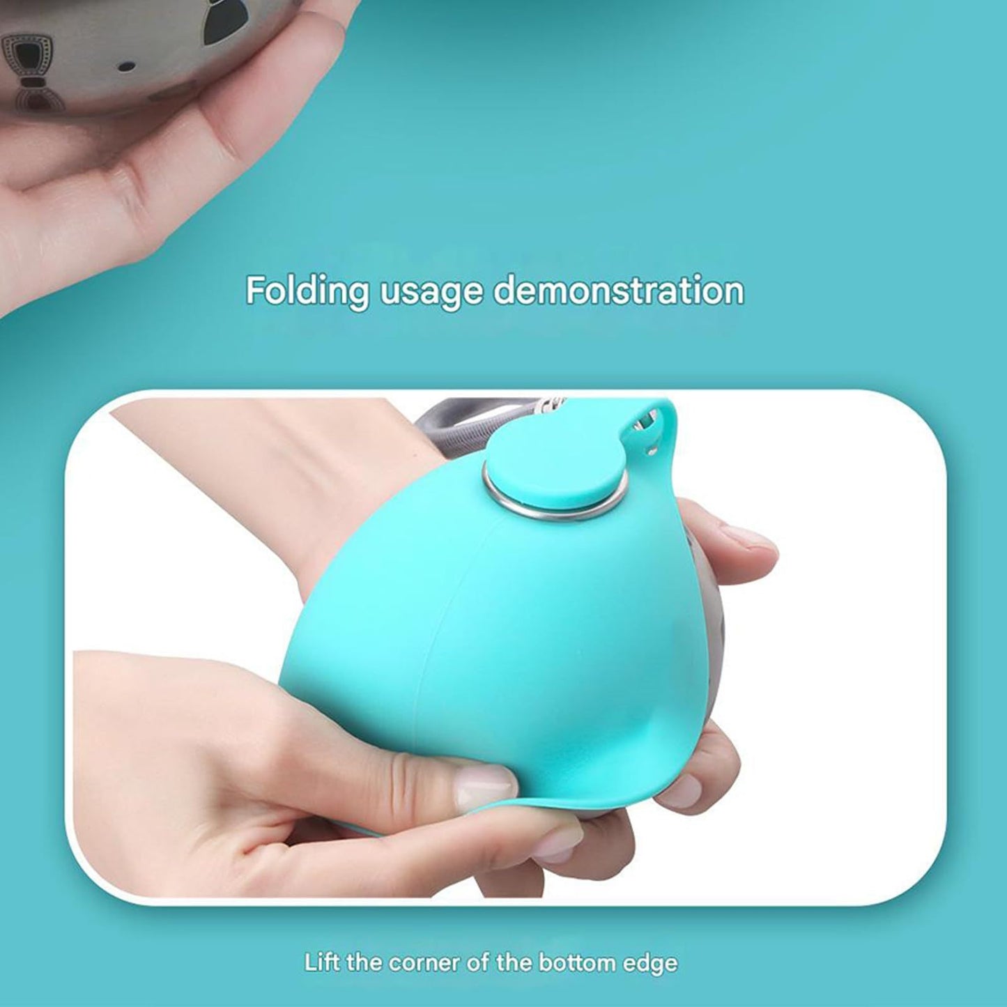 2-in-1 Portable Dog Water Bottle